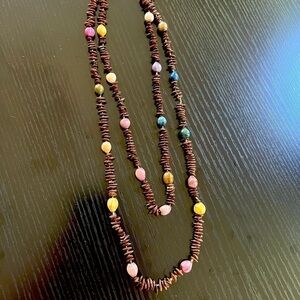 Handmade necklace from a world traveler
